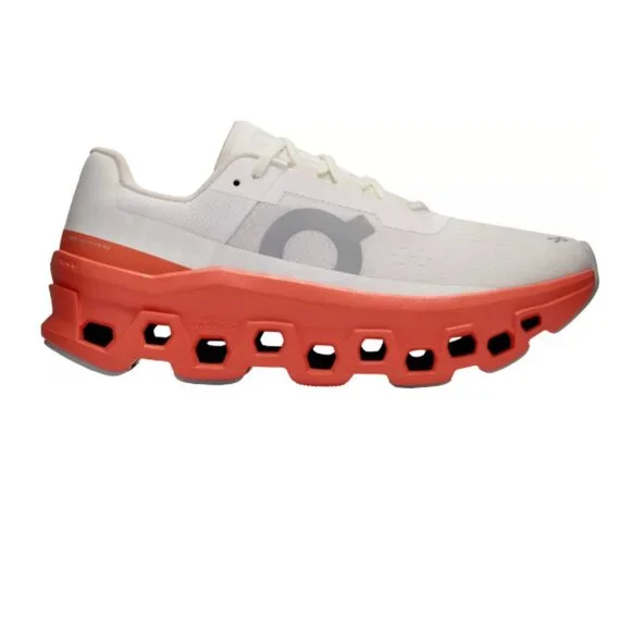 On Running Women's Shoes - White and Orange - Picture 2 of 10